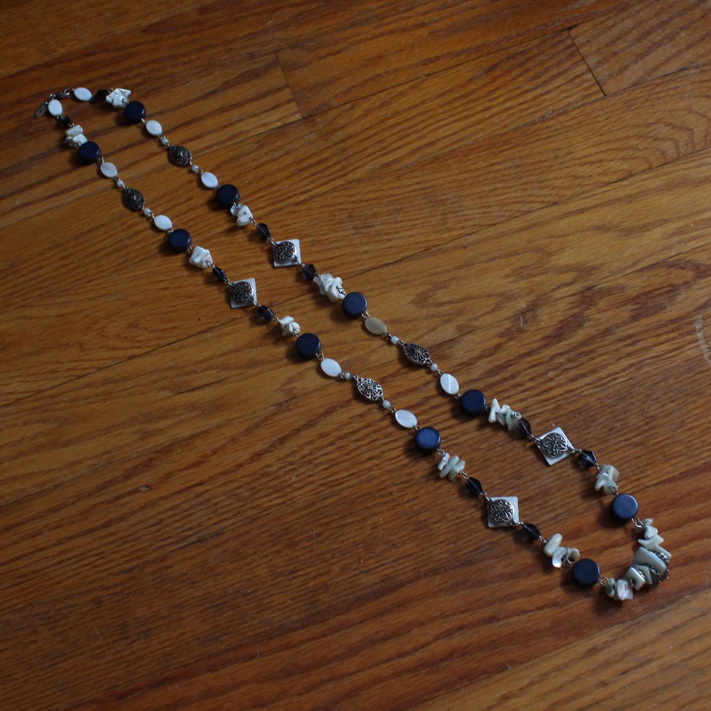 Avenue Metal, Stone, & Beaded Necklace